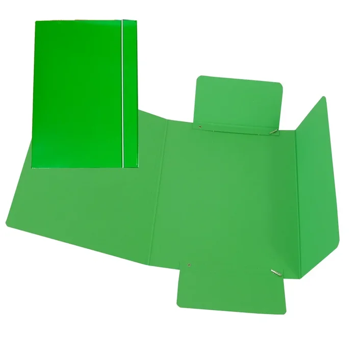 CART.-GARDA – Cartellina c/elastico 17x25cm verde 40l – CG0040LBXXXAE03 – Confezione da 10 PZ