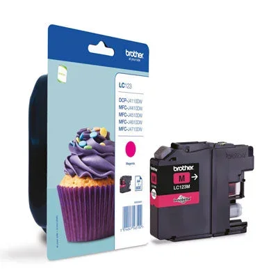 Cartuccia Originale BROTHER LC123M LC-123 – Magenta