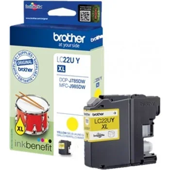 Cartuccia Originale BROTHER LC22UMY – Giallo