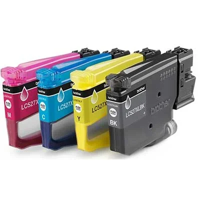 Cartuccia Originale BROTHER LC527XLVAL LC-527XLVAL – Nero, Ciano, Magenta, Giallo