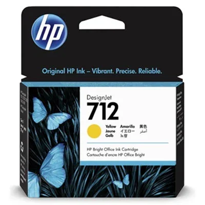 Cartuccia Originale HP 3ED69A 712 – Giallo