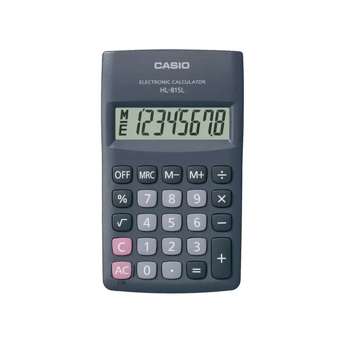 CASIO – Calcolatrice hl-815l bk 8 cifre tascabile – HL-815L-BK-W-GP