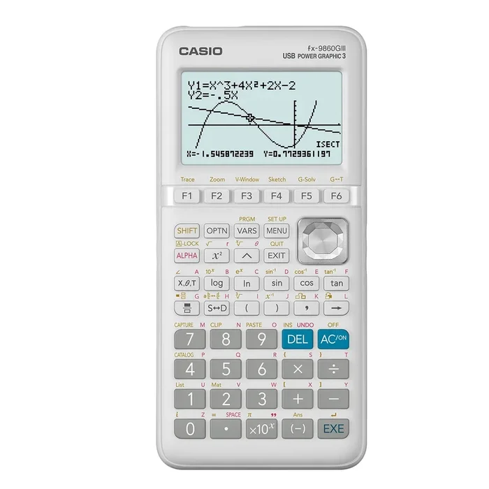 CASIO – Calcolatrice scientifica grafica fx-9860giii – FX-9860GIII-W-ET