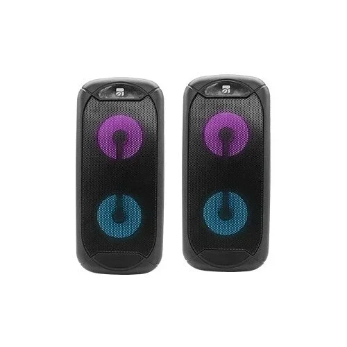 CASSE AMPLIFICATE 2 PZ TWIN TOWER CON LUCI LED