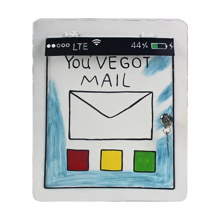 Cassetta per le lettere Tablet 29,5×12,5 cm, altezza totale 36,5 cm