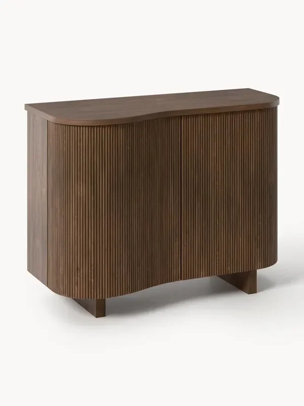 Cassettiera in legno di quercia Soley
