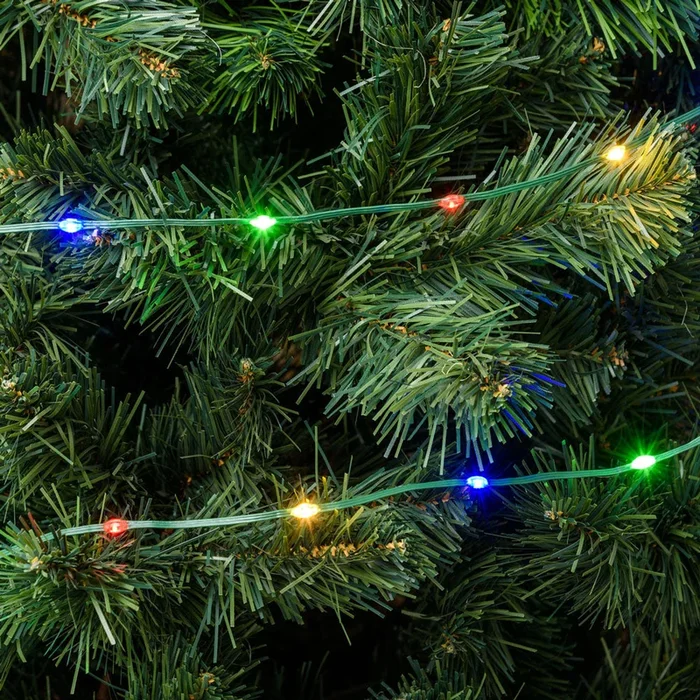 Catena Lineare Gocce Di Luci A Led Serie ‘Mtl’ 600 Gocce L.Bianca -49 Mt. (45+4)