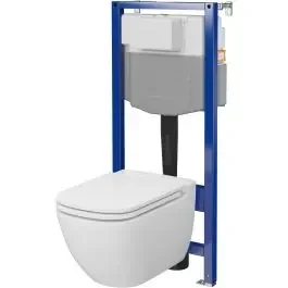 Cersanit Caspia set modulo di installazione con vaso wc e copriwater S701-803