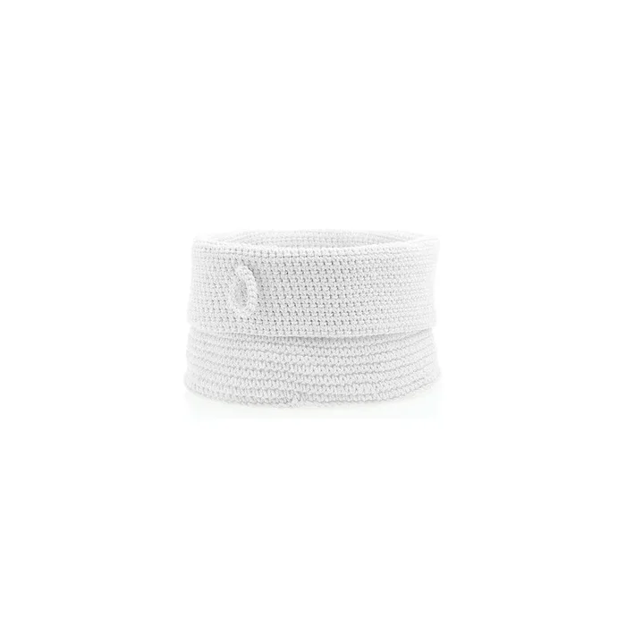 Cestino per cucina Bianco, altezza totale 16 cm