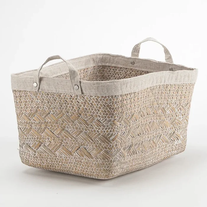 Cestino per cucina Grigio, 35,5×29 cm, altezza totale 18 cm