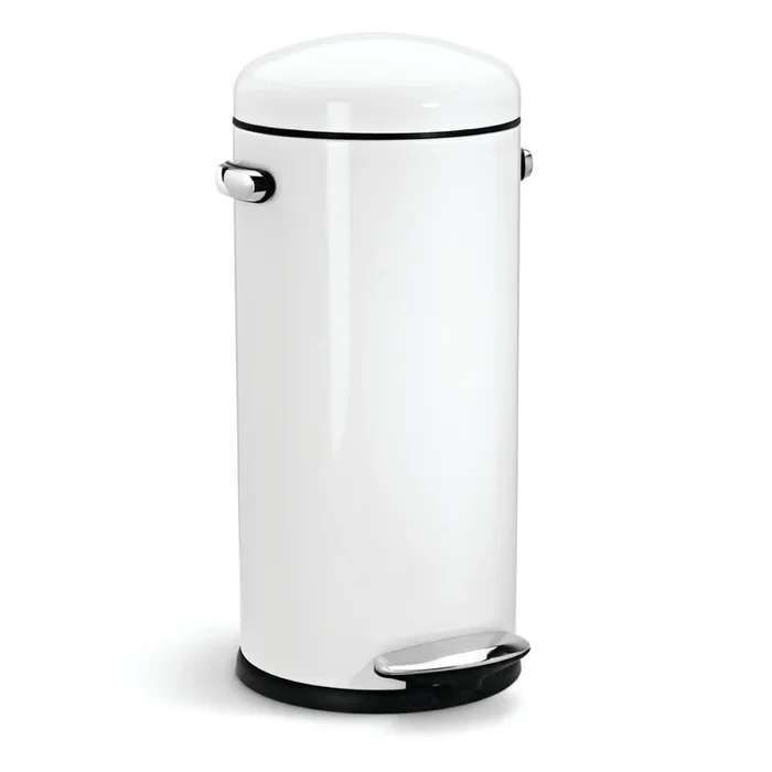 Cestino per la spazzatura Bianco, 30 l
