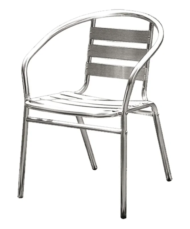 Chair Bar armchair in aluminum for outdoor Garden Deluxe Collection