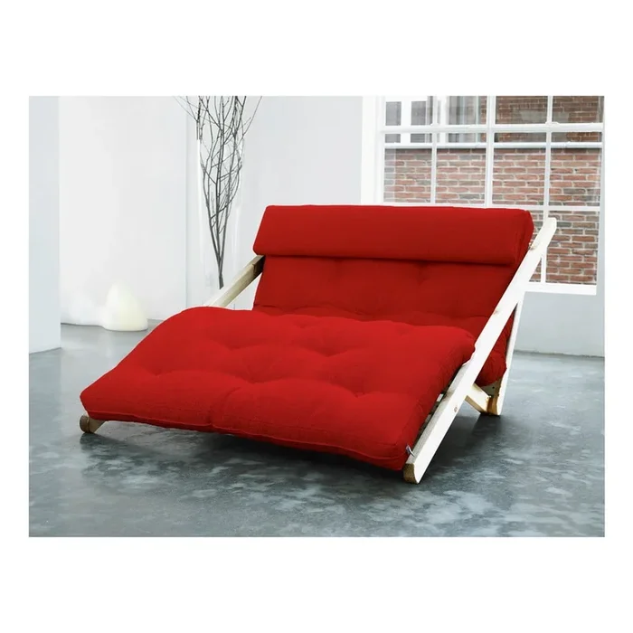 Chaise longue Rossa, larghezza totale 130 cm, peso 34 kg