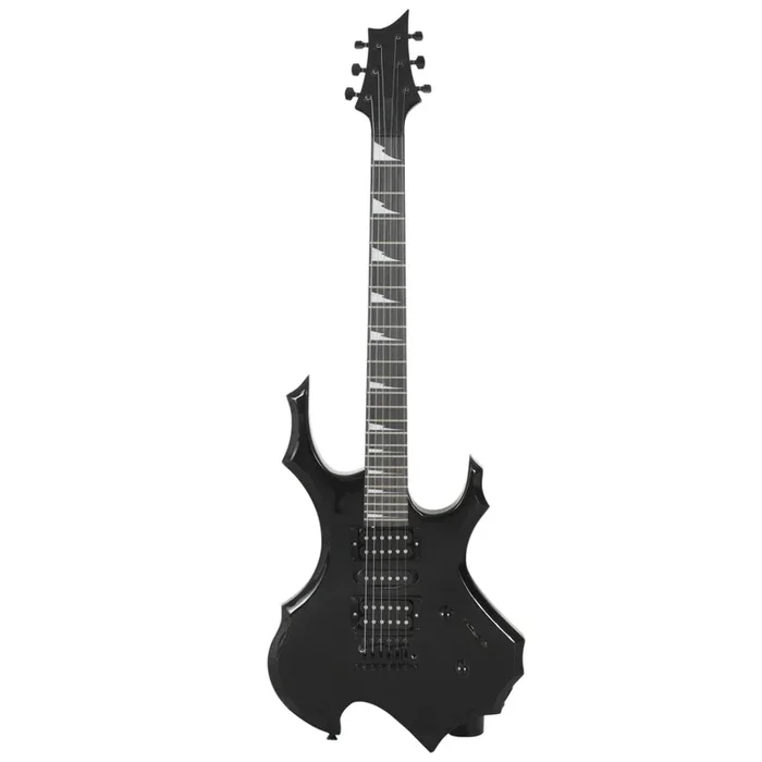 Chitarra Elettrica per Principianti con Custodia e Accessori Nera 4/4 39