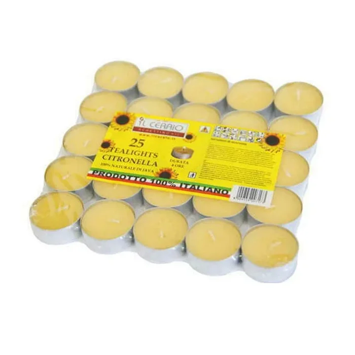 Citronella Tealights 25pz