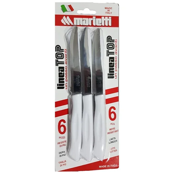 Coltelli Da Bistecca Top 6 Pz Bianchi Marietti