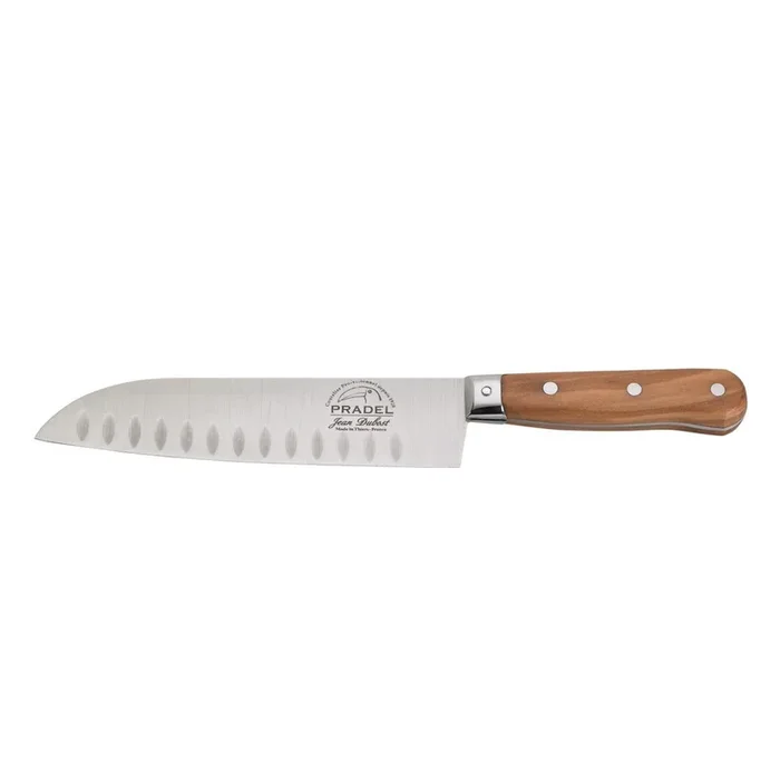 Coltello Con lama in acciaio inox, con impugnatura in legno