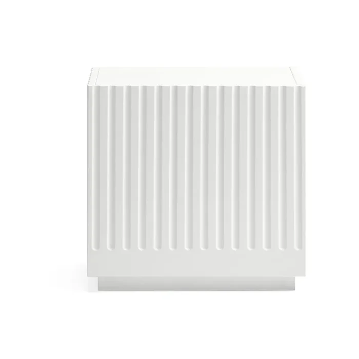 Comodino Doric Con soft close, bianco, 52×38 cm, altezza totale 50 cm