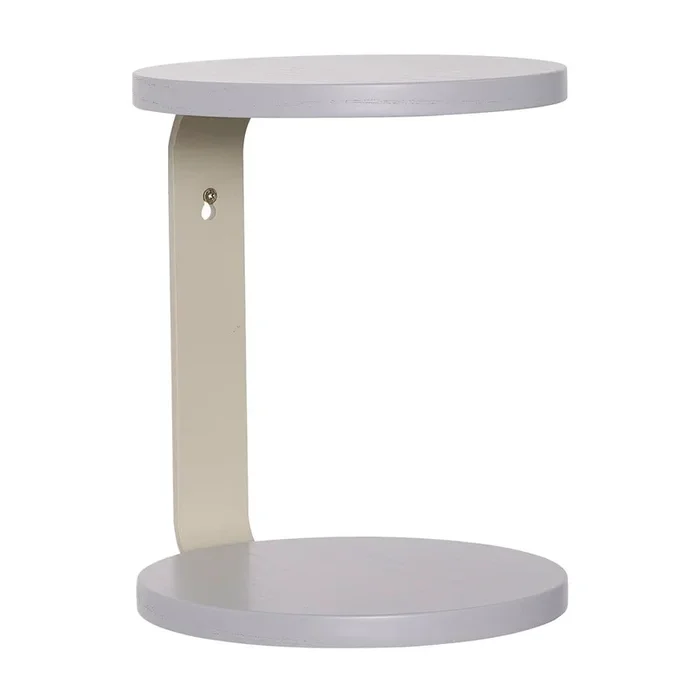 Comodino Oto Da parete, grigio, 20×23 cm, altezza totale 25 cm