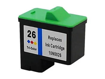 Compatibile con Cartuccia LEXMARK 10N0026E 26 – Ciano, Magenta, Giallo