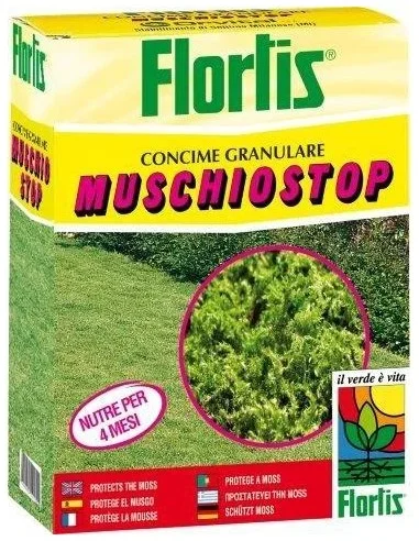 Concime fertilizzante muschio stop 1500g Flortis