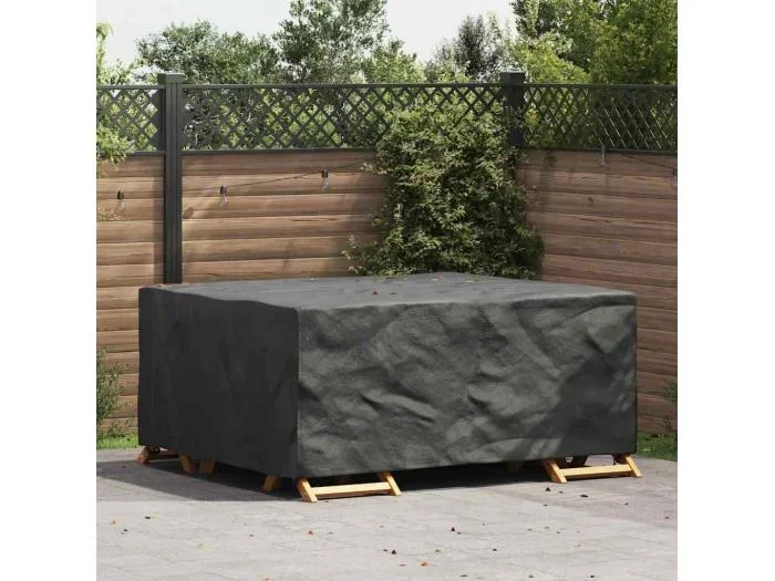 Copertura per mobili da esterno Nero 200 x 165 x 80 cm 420D