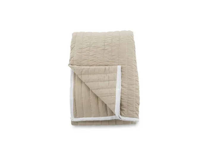Copriletto Juni 150x250cm beige, bianco.