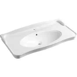 Creavit Antik lavabo 100.3×50.1 cm rettangolare a parete bianco AN100