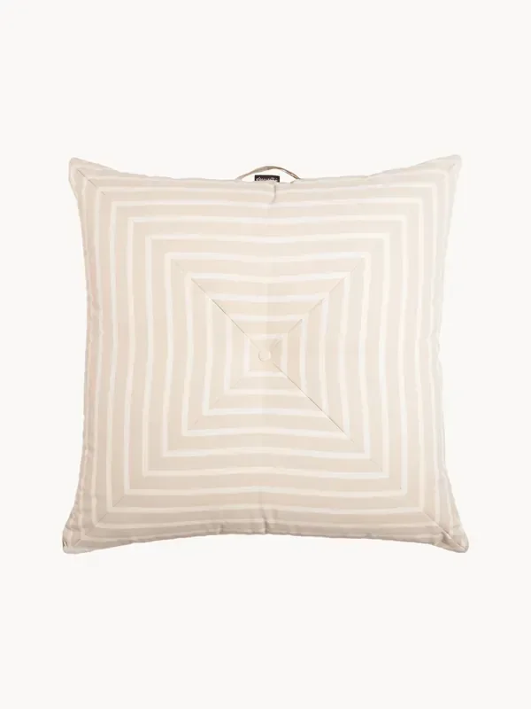 Cuscino da pavimento da esterno con strisce Cozy