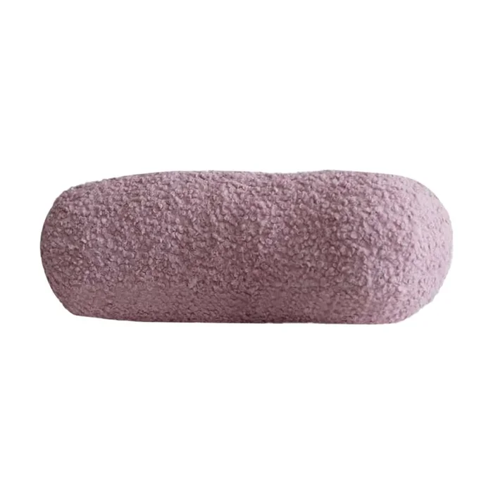 Cuscino decorativo Top In bouclé, rosa, 14×50 cm