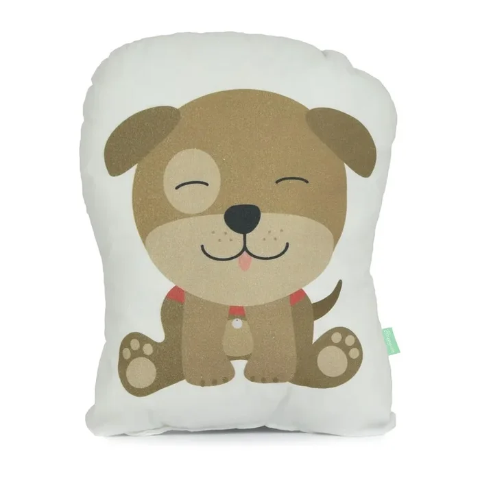 Cuscino per bambini Airdog In cotone, marrone, 30×40 cm