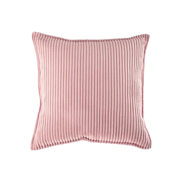 Cuscino per divano da bambini Block Con rivestimento in velluto a coste, rosa, larghezza totale 45 cm, peso 650 g