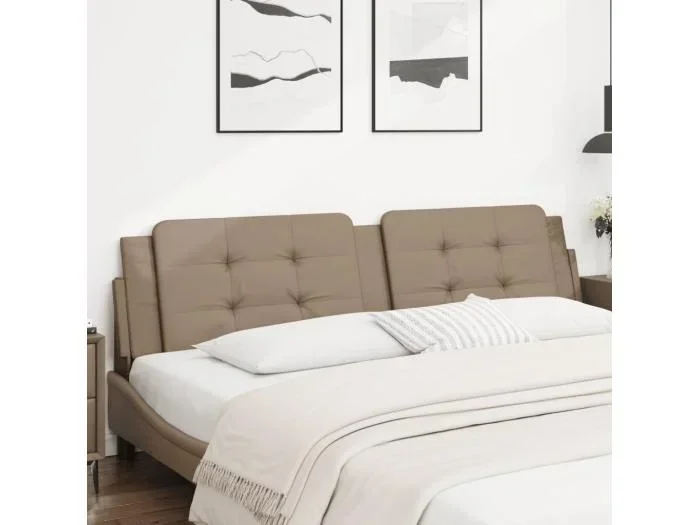 Cuscino Testiera Cappuccino 200 cm in Similpelle