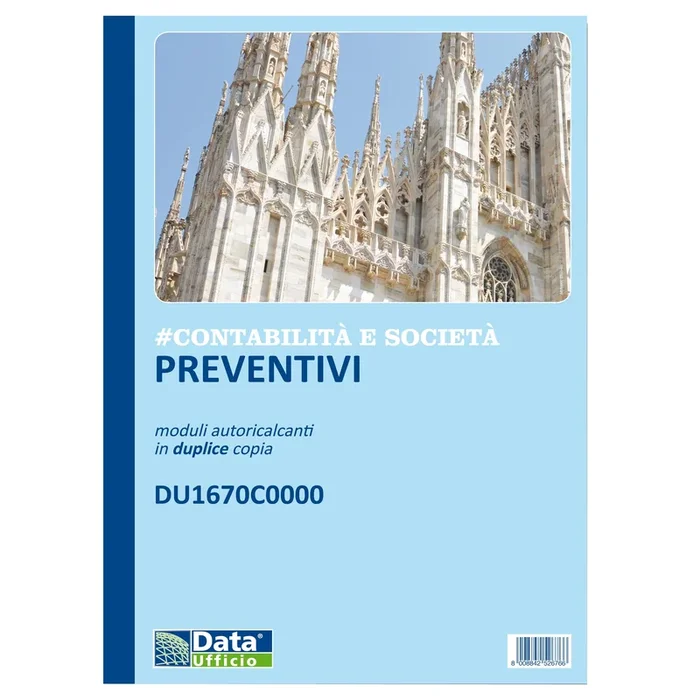 DATA-UFFICIO – Preventivi e ordinativi per banchetti 50/50 copie autoric. – DU1670C0000