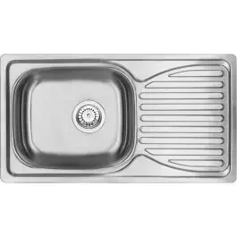 Deante Doppio lavello in acciaio 78×43 cm acciaio ZEN_0113