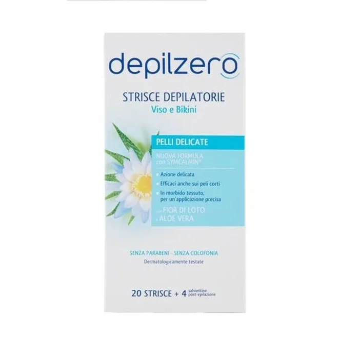 Depilzero Strisce 20pz Viso E Bikini