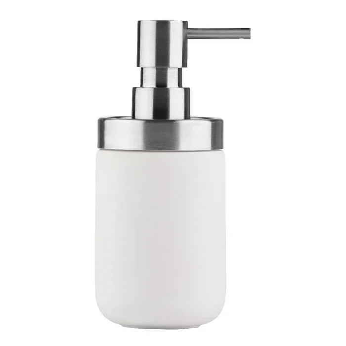 Dispenser per sapone Bianco, altezza totale 16,5 cm