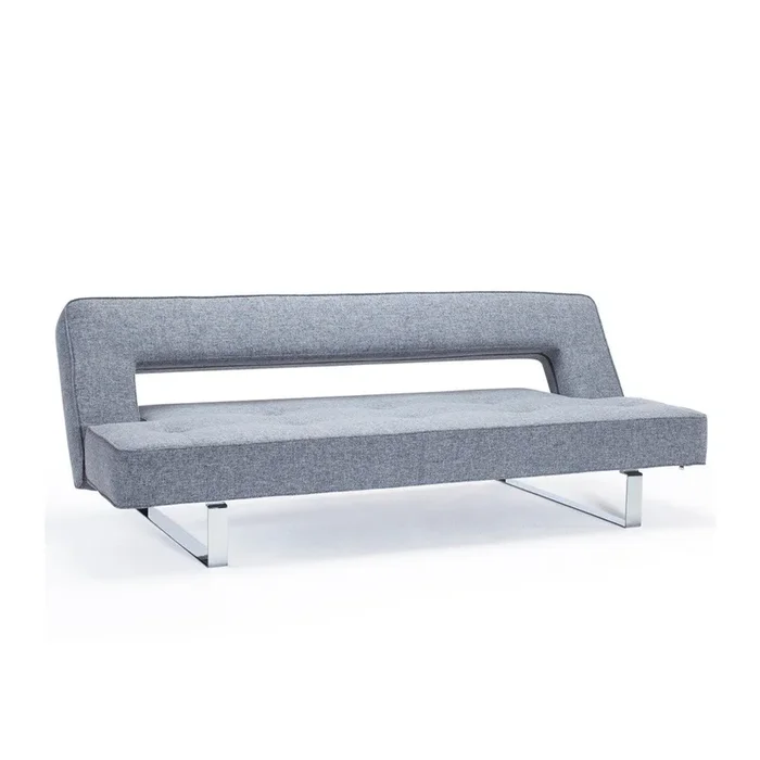 Divano Allungabile, blu/grigio