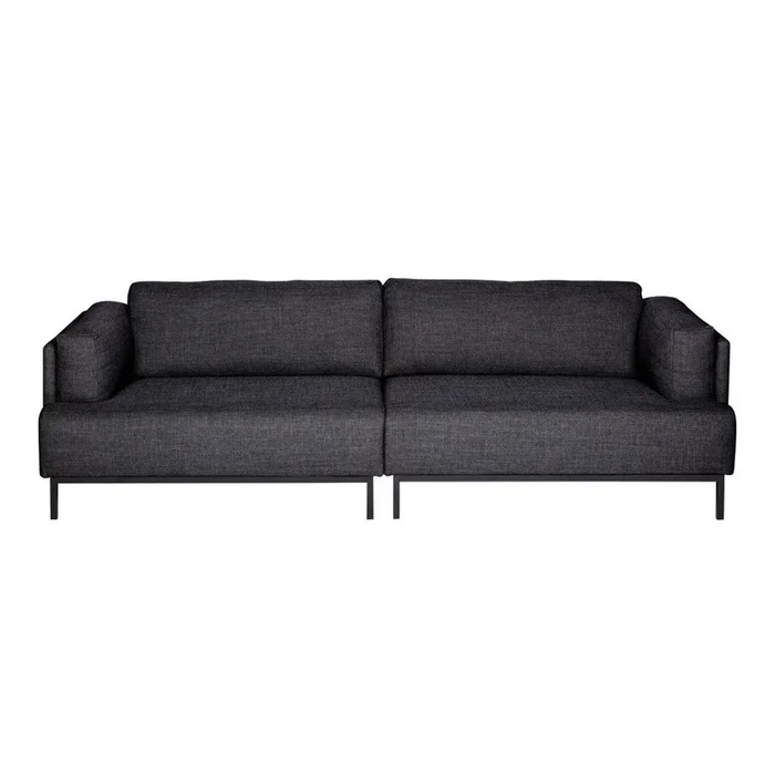 Divano Grigio scuro, larghezza totale 95 cm
