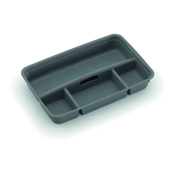 Divisore per organizer K Latch Box In plastica, grigio, 54,5x36x8,5 cm