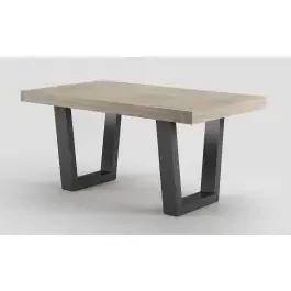 Dual tavolo in pannello nobilitato colore olmo L160/260 cm