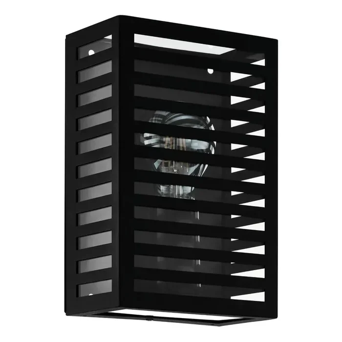 EGLOIlluminazione esterna ALAMONTE 3In metallo, da parete, larghezza totale 10 cm, lunghezza totale 17 cm, altezza totale 26 cm