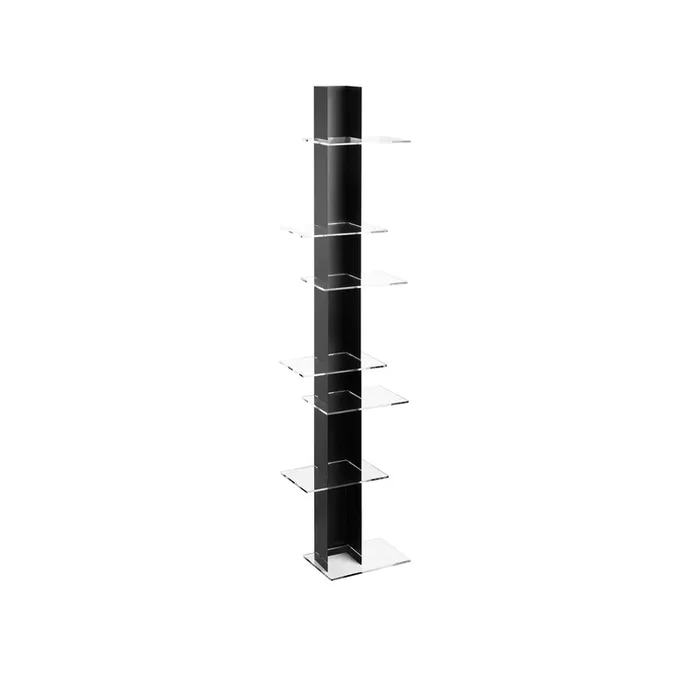 Elib 7 black Wall bookcase