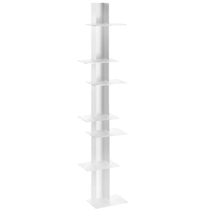 Elib 7 white Wall bookcase