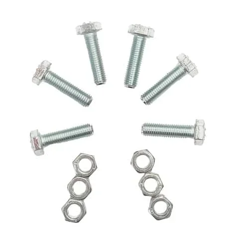 EMI – Bulloni con dadi m6 x 30 mm – conf. 6 pezzi – 8101390 – Confezione risparmio da 5 PZ