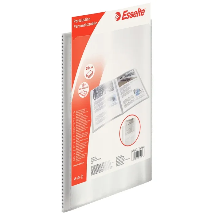 ESSELTE – Portalistini 22×30-100 personalizzabile antiriflesso – 395471040