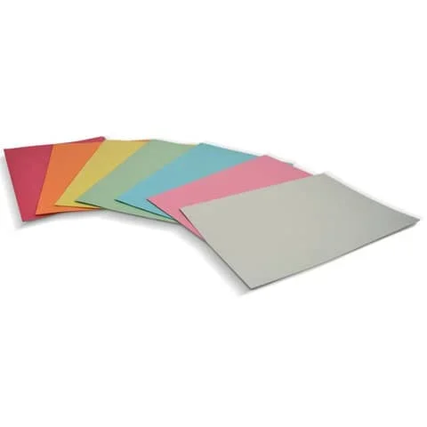 EURO-CART – Cartelline semplici cartoncino manilla 25×35 cm gr. 190 assortiti conf. Da 100 pezzi – CM01AS190_DESK