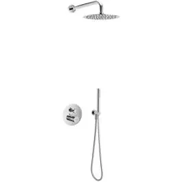 Excellent Pi set doccia da incasso con termostato con soffione cromo AREX.SET.1248CR