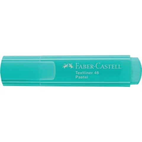 FABER-CASTELL – Evidenziatore textliner 1546 – conf. 10 pz – colore pastel turchese – 154658