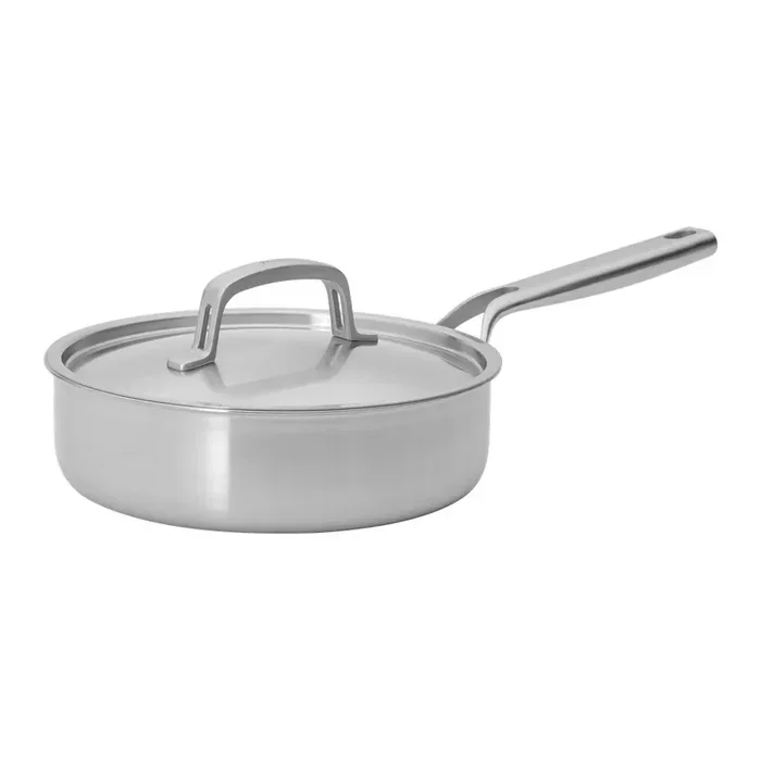 FABINIPadella Lucca 3.0Con coperchio, in acciaio inox, ø 24 cm, lavabile in lavastoviglie/adatta all‘induzione